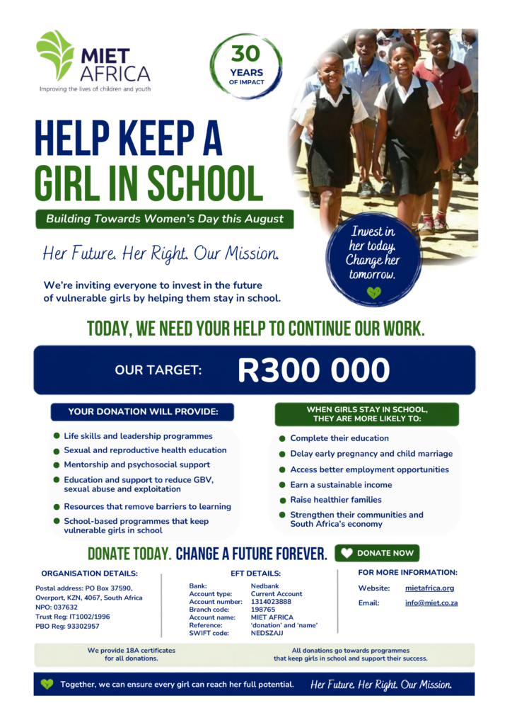 Help Keep a Girl in School Campaign - Donate